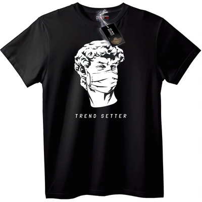 NOONEBRAND Тениска Тренд Сетър Маска - 3XL, White