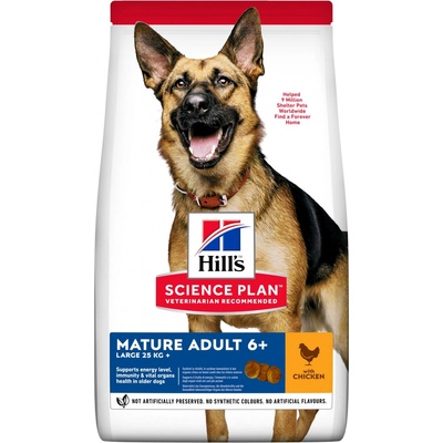 Hill’s Science Plan Mature Adult 6+ Large Breed Chicken 2 x 18 kg