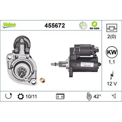 Startér VALEO 455672