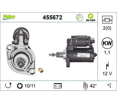 Startér VALEO 455672