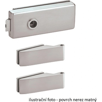 TWIN 1 SKLO QUATRO II BO kľučka/kľučka čierny mat