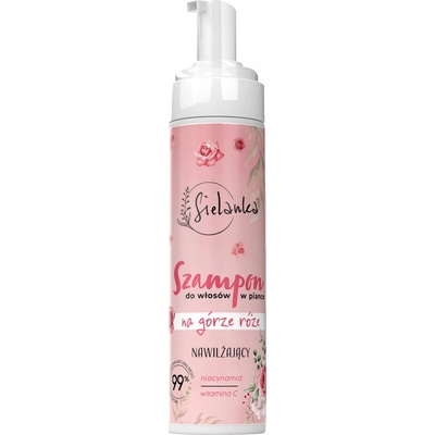 Sielanka The Rose Mountain hydratačný penový šampón na vlasy 200 ml