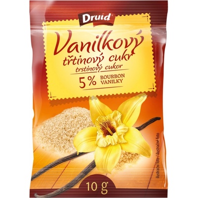 Druid Třtinový cukr vanilkový 5% vanilky 10 g