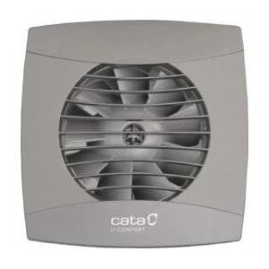 CATA CATA Вентилатор UC-10 HYGRO ф100мм, цвят Инокс, 110м3/ч, 8W, 26dB комплект с клапа - C01201200 (C01201200)