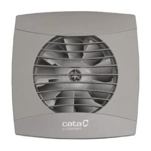 CATA CATA Вентилатор UC-10 HYGRO ф100мм, цвят Инокс, 110м3/ч, 8W, 26dB комплект с клапа - C01201200 (C01201200)