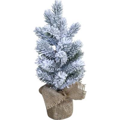 Chic Antique Zasněžený vánoční stromek jedle v jutě Fleur Fir Snow - 30cm - Chic Antique