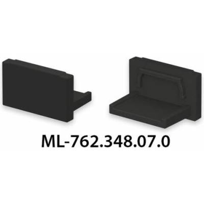 ML-762.348.07.0 Koncovka pro PDA bez otvoru černá