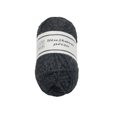 Priadza STUŽKOVÁ - 50g / 109 m - čierna
