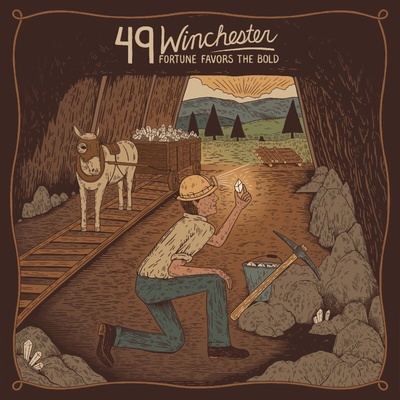 49 Winchester - Fortune Favors The Bold (Limited Edition) (Red/Marigold/Green Splatter Coloured) (LP) (0607396597017)