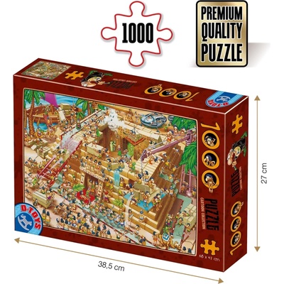 D-Toys Stavba pyramidy 1000 dielov