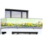 Maximex Жълто-зелен пластмасов параван за балкон 500x85 cm Butterfly - Maximex (9940350500)