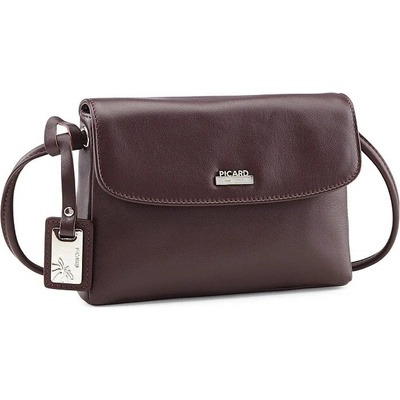 Picard kožená kabelka Really Shoulder Bag /Vínovo-červená