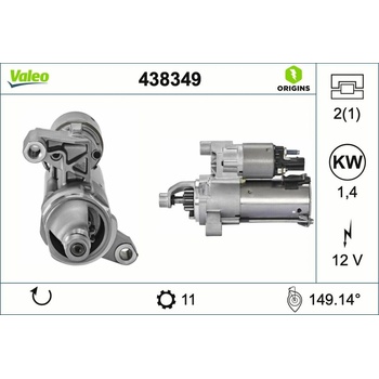 Startér VALEO 438349
