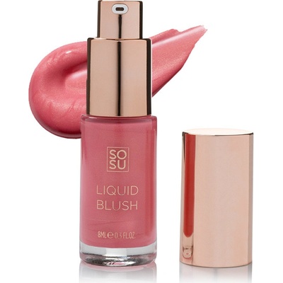 SOSU Cosmetics Tekutá tvářenka Liquid Blush Rose 8 ml – Zboží Mobilmania