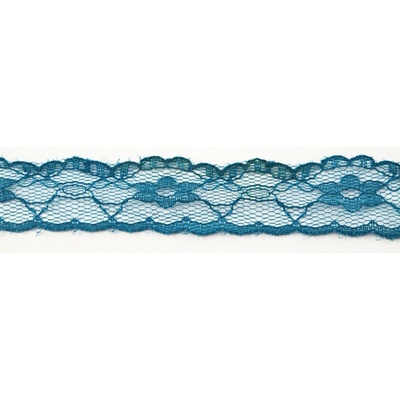 Silonové čipka - tmavo zelená - šířka 2 cm