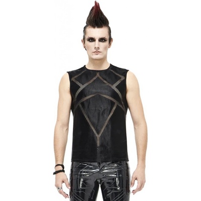 Devil Fashion Patchwork Čierna