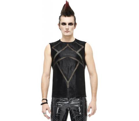 Devil Fashion Patchwork Čierna