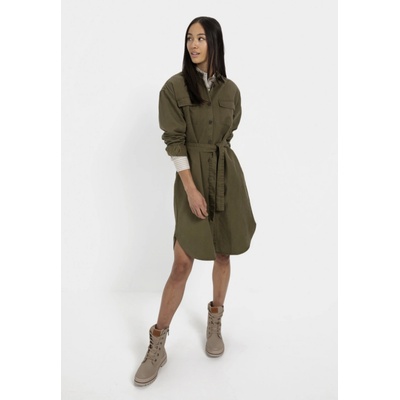 Camel Active Dress Dark Khaki Check