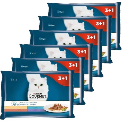 Gourmet Perle mini filetky ve šťávě 6 x 4 x 85 g