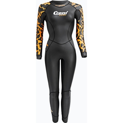 Cressi Kuwae 2 mm čierno-oranžový dámsky