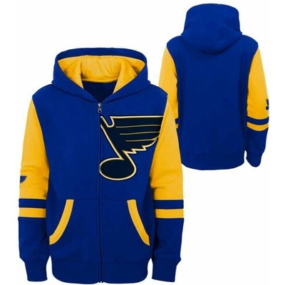 Outerstuff dětská mikina St. Louis Blues Faceoff Colorblocked Fleece Full-Zip
