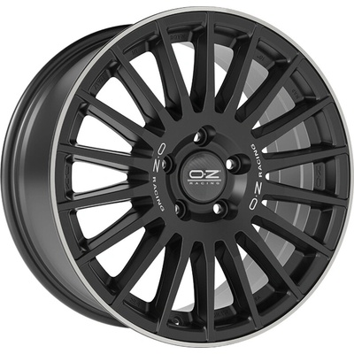 OZ RALLY DESERT 8x18 5x120 ET45 matt black diamond lip