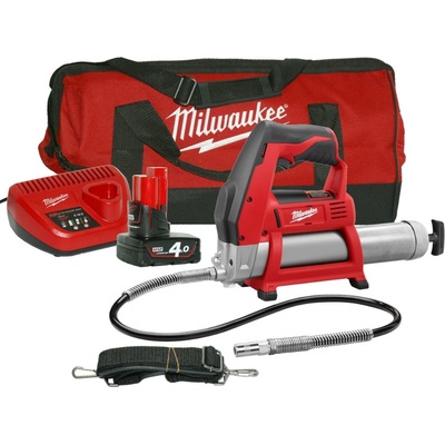 MILWAUKEE M12 GG-401B Aku mazací lis 12V / 4,0Ah + taška – Zboží Dáma