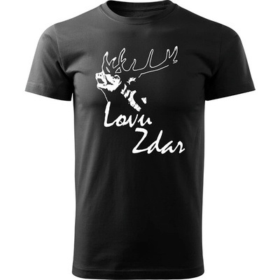 Dragowa krátke tričko lovu zdar čierne
