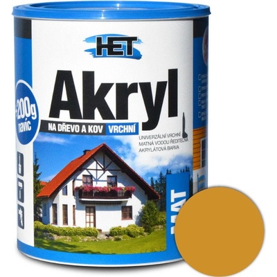 Het Akryl mat 0,7 kg okrová – Zboží Mobilmania
