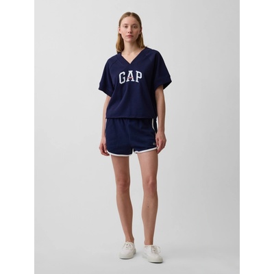 GAP kraťasy s logom French Terry tmavomodrá