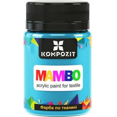 Mambo metalická farba na textil a kožu 50 ml 57 modrá lagúna