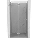Mexen Lunar-F сгъваеми душ врати, лява страна, 95 см, прозрачни, хром - 836-095-000-01-00-L (836-095-000-01-00-L)