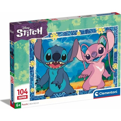 CLEMENTONI Stitch 104 dílků