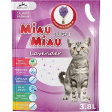 Miau Miau Premium silikátová Lavanda 3,8 l