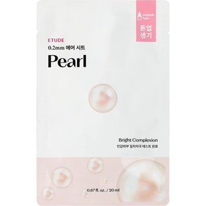 Etude House 0.2 Therapy Air Mask Pearl - Изсветляваща лист-маска 1бр. /20мл
