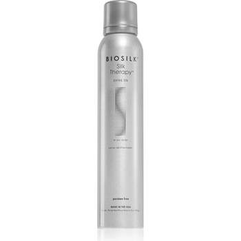 Biosilk Silk Therapy Shine On стилизиращ спрей за блясък и мекота на косата 150 гр