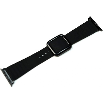 JC Силиконова каишка с магнитна закопчалка за Apple Watch 38мм, 40мм, 41мм - JC Design Modern Buckle Band (черен)