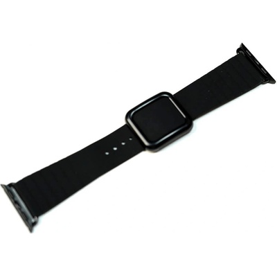 JC Силиконова каишка с магнитна закопчалка за Apple Watch 38мм, 40мм, 41мм - JC Design Modern Buckle Band (черен)