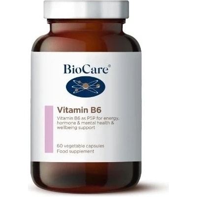 BioCare Vitamin B6 pyridoxin 50 mg 60 kapslí