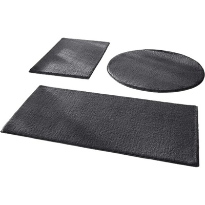 Mila Home Тъмносиви килими за баня в комплект от 3 бр. 50x90 cm - Mila Home (HKG-SRRPASPAS-ANTRASIT)