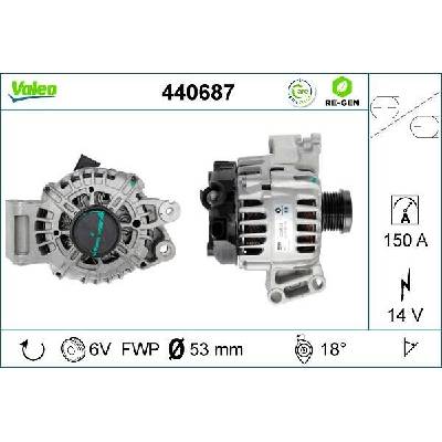 Alternátor VALEO 440687