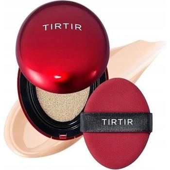 TIRTIR Mask Fit Red Cushion SPF 40 PA++ 17C Porcelain Dlhotrvajúci make-up na tvár v hubke 18 g
