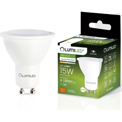Lumiled LED žiarovka GU10 1,5W = 15W 135lm 4000lm Neutrálna 120°