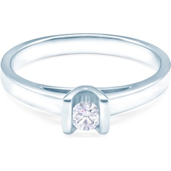 SAVICKI Годежен пръстен savicki: бяло злато, диамант