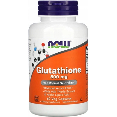 Now Foods Glutathione redukovaný 500 mg 60 kapslí