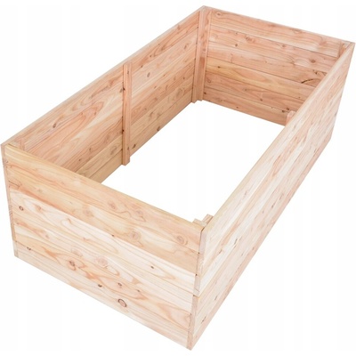 Vyvýšený záhon ROJAPLAST Premium, drevo, smrekovec 135 × 70 × 50 cm