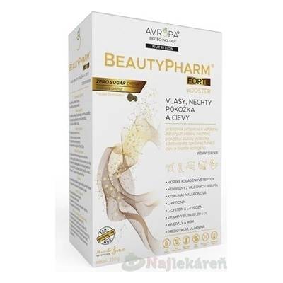 Avropa BeautyPharm Forte prášok malinová príchuť 210 g