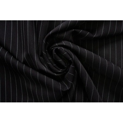 Kostýmovka ČERNÁ BÍLÝ PROUŽEK - metrový textil