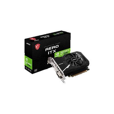 Video Card Nvidia GeForce GT 1030 AERO ITX 4GHD4 OC, 4GB DDR4, 64-bit, 2100MHz Memory Speed, 1430MHz Boost, 384 CUDA Cores, 1x DVI-D, HDMI 2.1, 300W Recommended PSU, 3Y (GT_1030_AERO_ITX_4GD4_OC)