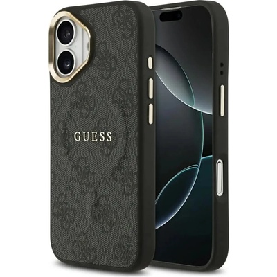 GUESS Калъф Guess 4G PU Classic Logo MagSafe за iPhone 17 - черен